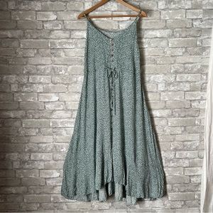 Brovave Women's Small BRAND NEW Summer Dress. Midi Length. Teal. Pleated Skirt.